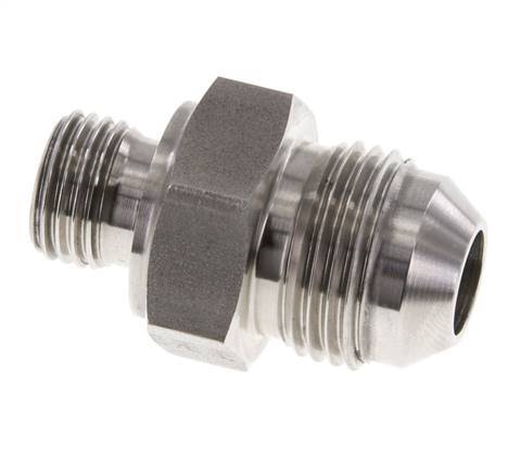 Espiga doble JIC G1/4'' x UNF 3/4''-16 Acero inoxidable FKM 275bar (3863.75psi)