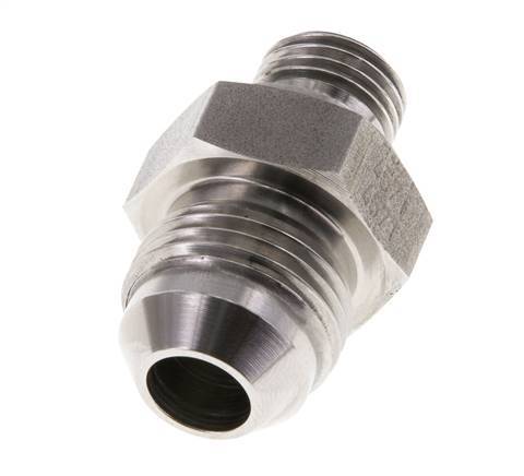 Espiga doble JIC G1/4'' x UNF 3/4''-16 Acero inoxidable FKM 275bar (3863.75psi)
