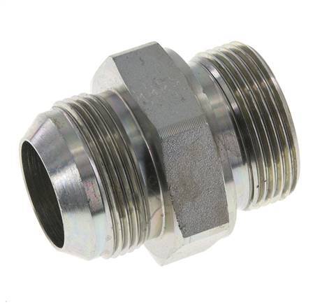 Espiga doble JIC G1 1/4'' x UN 1-5/8''-12 Acero NBR 140bar (1967.0psi)