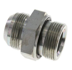 Espiga doble JIC G1 1/4'' x UN 1-5/8''-12 Acero NBR 140bar (1967.0psi)