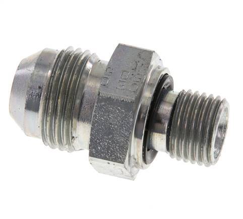 JIC Double Nipple G1/4'' x UNF 3/4''-16 Steel NBR 275bar (3863.75psi) [2 Pieces]