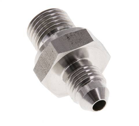 JIC Double Nipple G1/4'' x UNF 7/16''-20 Stainless Steel FKM 310bar (4355.5psi)