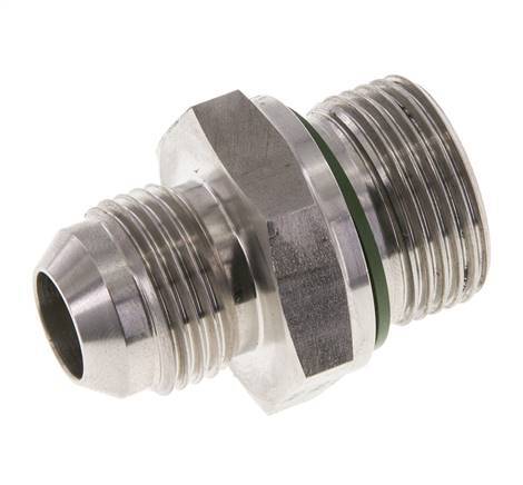 Espiga doble JIC G3/4'' x UNF 7/8''-14 Acero inoxidable FKM 210bar (2950.5psi)