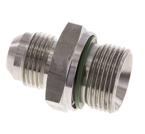 Espiga doble JIC G3/4'' x UNF 7/8''-14 Acero inoxidable FKM 210bar (2950.5psi)