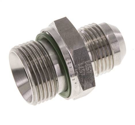 Espiga doble JIC G3/4'' x UNF 7/8''-14 Acero inoxidable FKM 210bar (2950.5psi)