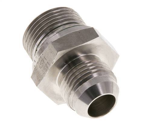 Espiga doble JIC G3/4'' x UNF 7/8''-14 Acero inoxidable FKM 210bar (2950.5psi)