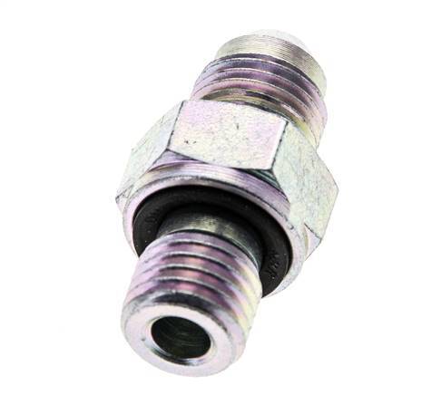 Espiga doble JIC M12 X 1,5 x UNF 1/2''-20 Acero NBR 275bar (3863.75psi)