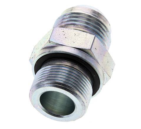 Racor doble JIC M26 X 1,5 x UN 1-1/16''-12 Acero NBR 210bar (2950.5psi)