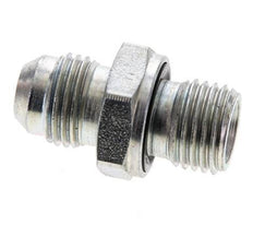 JIC Double Nipple M14 X 1.5 x UNF 9/16''-18 Steel NBR 275bar (3863.75psi) [2 Pieces]