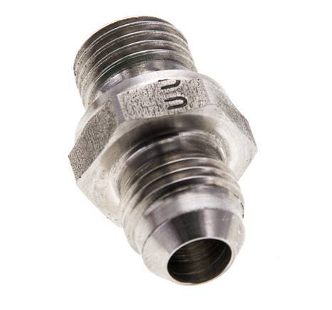 Espiga doble JIC M14 X 1,5 x UNF 9/16''-18 Acero inoxidable FKM 275bar (3863.75psi)