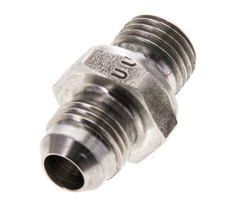 Espiga doble JIC M14 X 1,5 x UNF 9/16''-18 Acero inoxidable FKM 275bar (3863.75psi)