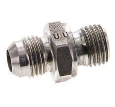 Espiga doble JIC M14 X 1,5 x UNF 9/16''-18 Acero inoxidable FKM 275bar (3863.75psi)