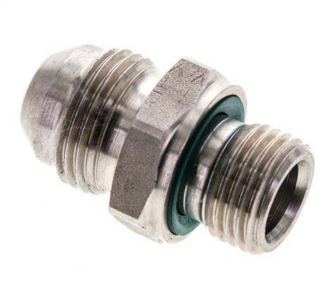 JIC Double Nipple M16 X 1.5 x UNF 3/4''-16 Stainless Steel FKM 275bar (3863.75psi)
