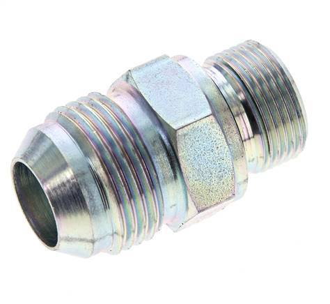 Racor doble JIC M22 X 1,5 x UN 1-1/16''-12 Acero NBR 210bar (2950.5psi)