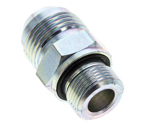 Racor doble JIC M22 X 1,5 x UN 1-1/16''-12 Acero NBR 210bar (2950.5psi)