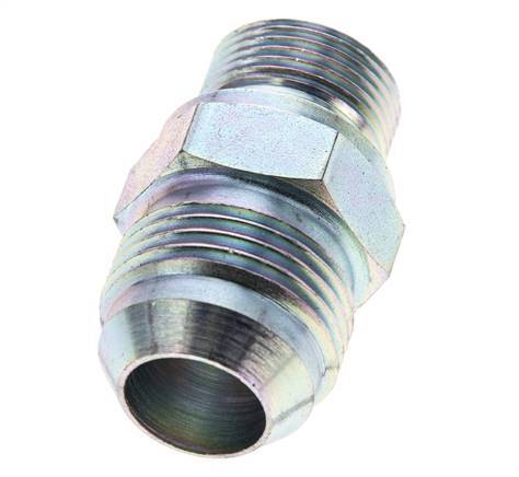 Racor doble JIC M22 X 1,5 x UN 1-1/16''-12 Acero NBR 210bar (2950.5psi)