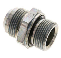 JIC Double Nipple M33 X 2 x UN 1-5/16''-12 Steel NBR 170bar (2388.5psi)
