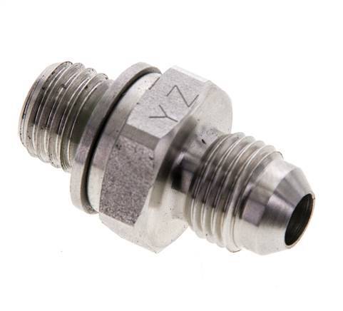 Espiga doble JIC M12 X 1,5 x UNF 1/2''-20 Acero inoxidable FKM 275bar (3863.75psi)