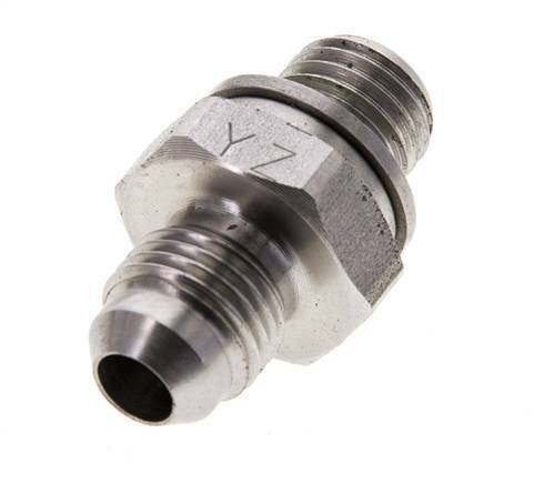 Espiga doble JIC M12 X 1,5 x UNF 1/2''-20 Acero inoxidable FKM 275bar (3863.75psi)