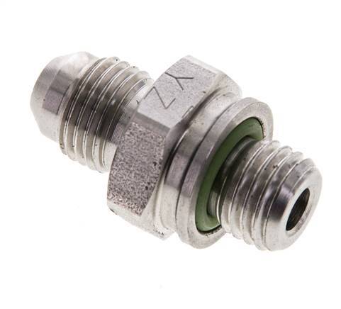 Espiga doble JIC M12 X 1,5 x UNF 1/2''-20 Acero inoxidable FKM 275bar (3863.75psi)