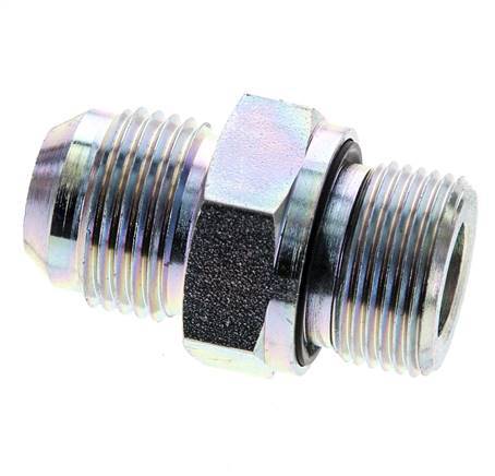 Racor doble JIC M22 X 1,5 x UNF 7/8''-14 Acero NBR 210bar (2950.5psi)