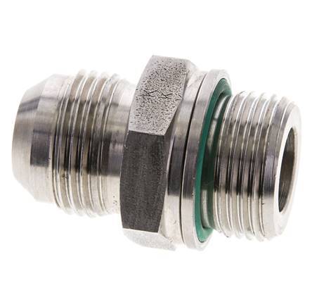 Racor doble JIC M27 X 2 x UN 1-1/16''-12 Acero inoxidable FKM 210bar (2950.5psi)