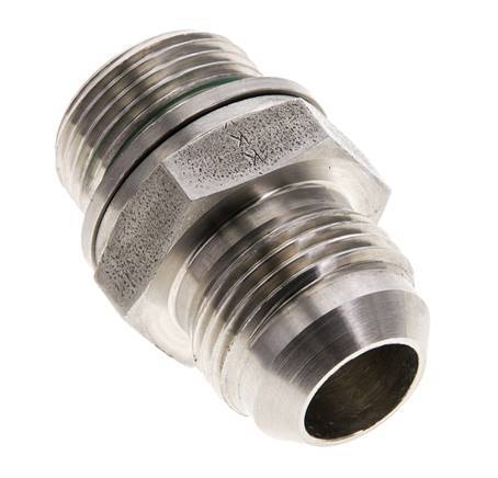 Racor doble JIC M27 X 2 x UN 1-1/16''-12 Acero inoxidable FKM 210bar (2950.5psi)