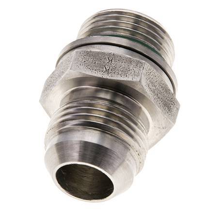 Racor doble JIC M27 X 2 x UN 1-1/16''-12 Acero inoxidable FKM 210bar (2950.5psi)