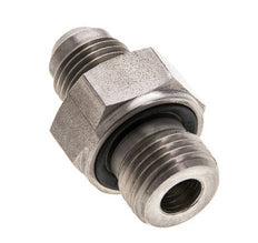 Espiga doble JIC M16 X 1,5 x UNF 9/16''-18 Acero inoxidable FKM 275bar (3863.75psi)