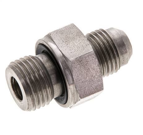 Espiga doble JIC M16 X 1,5 x UNF 9/16''-18 Acero inoxidable FKM 275bar (3863.75psi)