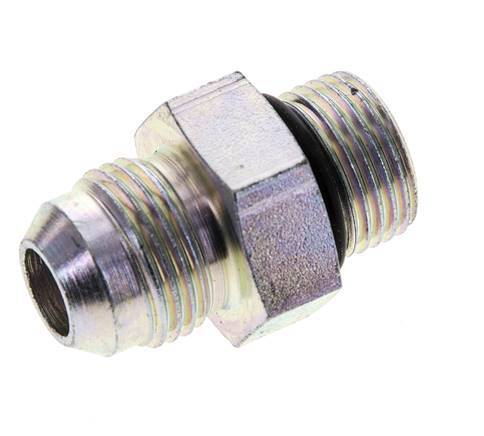 JIC Double Nipple M18 X 1.5 x UNF 3/4''-16 Steel NBR 275bar (3863.75psi)