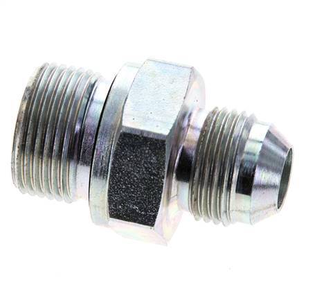 Racor doble JIC M22 X 1,5 x UNF 3/4''-16 Acero NBR 275bar (3863.75psi)