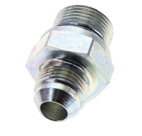 JIC Double Nipple M22 X 1.5 x UNF 3/4''-16 Steel NBR 275bar (3863.75psi)