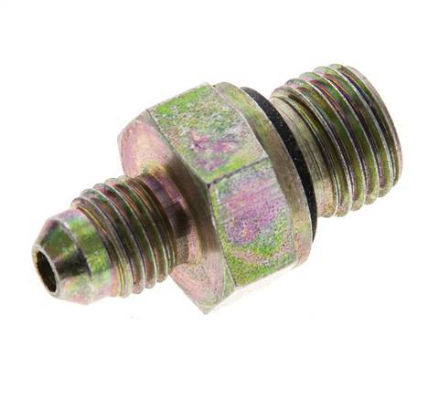JIC Double Nipple M14 X 1.5 x UNF 7/16''-20 Steel NBR 310bar (4355.5psi)
