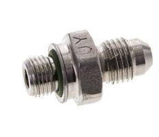 Espiga doble JIC M10 X 1 x UNF 7/16''-20 Acero inoxidable FKM 310bar (4355.5psi)