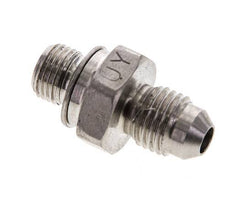 Espiga doble JIC M10 X 1 x UNF 7/16''-20 Acero inoxidable FKM 310bar (4355.5psi)