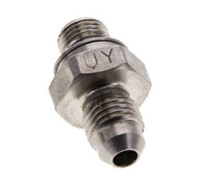 Espiga doble JIC M10 X 1 x UNF 7/16''-20 Acero inoxidable FKM 310bar (4355.5psi)