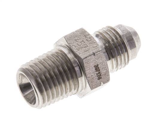 JIC Double Nipple UNF 1/2''-20 x 1/4'' NPT Stainless Steel 275bar (3863.75psi)