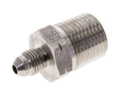 JIC Double Nipple UNF 7/16''-20 x 1/2'' NPT Stainless Steel 210bar (2950.5psi)