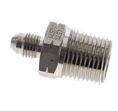 JIC Double Nipple UNF 7/16''-20 x 1/2'' NPT Stainless Steel 210bar (2950.5psi)