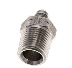JIC Double Nipple UNF 7/16''-20 x 1/2'' NPT Stainless Steel 210bar (2950.5psi)
