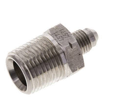 JIC Double Nipple UNF 7/16''-20 x 1/2'' NPT Stainless Steel 210bar (2950.5psi)