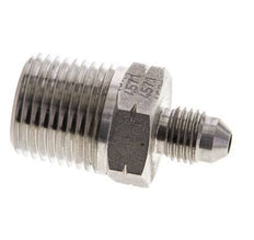 JIC Double Nipple UNF 7/16''-20 x 1/2'' NPT Stainless Steel 210bar (2950.5psi)