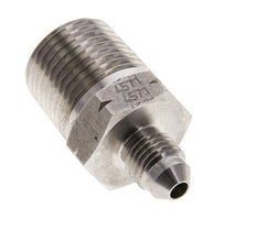 JIC Double Nipple UNF 7/16''-20 x 1/2'' NPT Stainless Steel 210bar (2950.5psi)