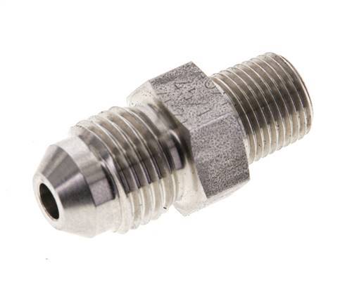 JIC Double Nipple UNF 1/2''-20 x 1/8'' NPT Stainless Steel 275bar (3863.75psi)
