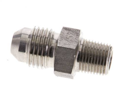 JIC Double Nipple UNF 1/2''-20 x 1/8'' NPT Stainless Steel 275bar (3863.75psi)