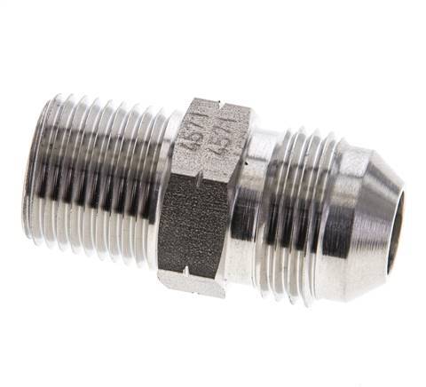 JIC Double Nipple UNF 3/4''-16 x 3/8'' NPT Stainless Steel 210bar (2950.5psi)