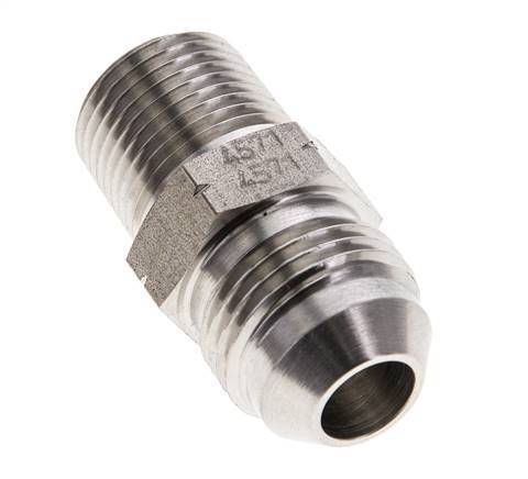 JIC Double Nipple UNF 3/4''-16 x 3/8'' NPT Stainless Steel 210bar (2950.5psi)