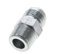 JIC Double Nipple UN 1-1/16''-12 x 3/4'' NPT Steel 170bar (2388.5psi)