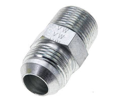 JIC Double Nipple UN 1-1/16''-12 x 3/4'' NPT Steel 170bar (2388.5psi)